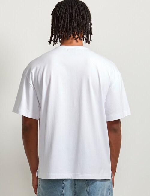 AIR SPACE Airplane Embroidered Tee, White product photo View 03 L