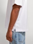 AIR SPACE Airplane Embroidered Tee, White product photo View 07 S