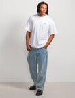 AIR SPACE Airplane Embroidered Tee, White product photo View 08 S