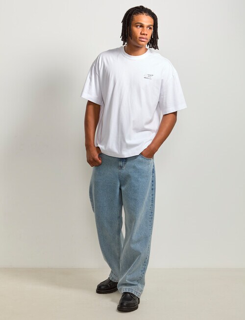 AIR SPACE Airplane Embroidered Tee, White product photo View 08 L