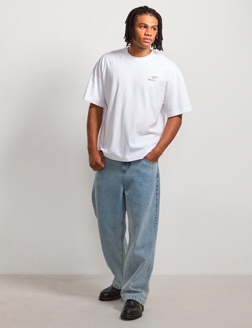 AIR SPACE Airplane Embroidered Tee, White product photo View 08 L