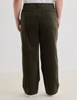 Studio Curve Cord Jean with Patch Pockets, Olive product photo View 02 S