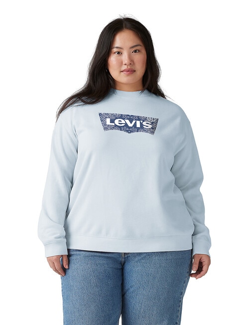 Levis PL Plus Crew Bandana Fill T3 GR Everyday Crew Sweatshirt, Country Air product photo