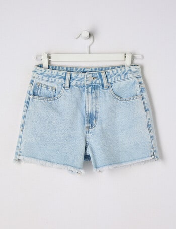 Switch Ava Cut Off Denim Shorts, Cali Blue product photo