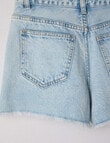 Switch Ava Cut Off Denim Shorts, Cali Blue product photo View 02 S