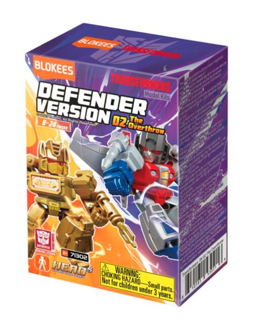 Transformers Blokees Defender The Overthrow Blind Box, Assorted product photo