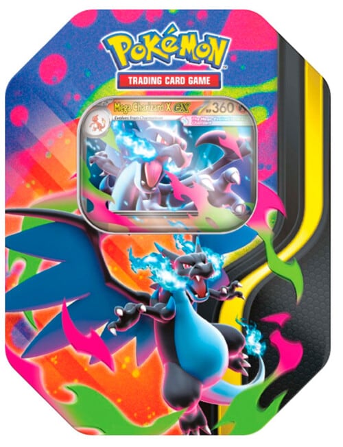 Pokemon Trading Card Mega Charizard Ex Tins, Assorted product photo
