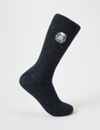 Licensed Star Wars Stormtrooper Flecked Crew Sock, Navy product photo