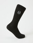 Licensed Star Wars Darth Vadar Flecked Crew Sock, Black product photo