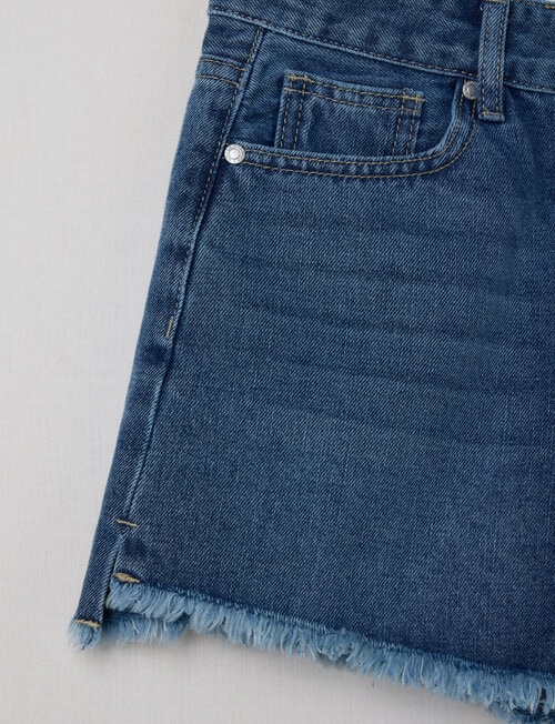 Switch Ava Cut Off Denim Shorts, Malibu Blue product photo View 03 L