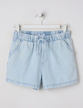Switch Bella Pull On Denim Short, Light Blue product photo