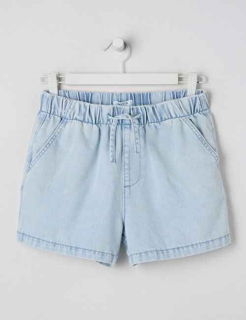 Switch Bella Pull On Denim Short, Light Blue product photo