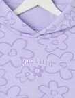 Mac & Ellie Daisies Boxy Pull On Hoodie, Lilac product photo View 03 S