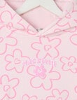 Mac & Ellie Daisies Boxy Pull On Hoodie, Light Pink product photo View 03 S