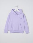 Mac & Ellie Bubble Boxy Pull On Hoodie, Lilac product photo