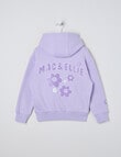 Mac & Ellie Bubble Boxy Pull On Hoodie, Lilac product photo View 02 S