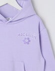 Mac & Ellie Bubble Boxy Pull On Hoodie, Lilac product photo View 04 S