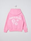 Mac & Ellie Bubble Boxy Pull On Hoodie, Candy Pink product photo View 02 S