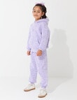 Mac & Ellie Daisies Cuff Trackpant, Lilac product photo