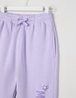 Mac & Ellie Bubble Cuff Trackpant, Lilac product photo View 02 S
