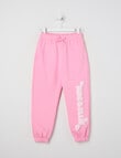 Mac & Ellie Bubble Cuff Trackpant, Candy Pink product photo