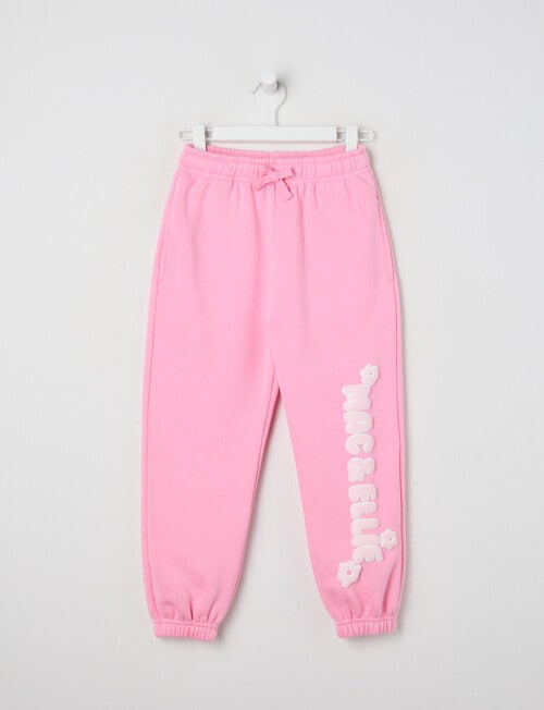 Mac & Ellie Bubble Cuff Trackpant, Candy Pink product photo