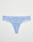 Lyric Harper Lace G-String Brief, Cornflower product photo View 02 S