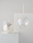 Christmas Shop Glass Bauble, Snowflake product photo View 04 S