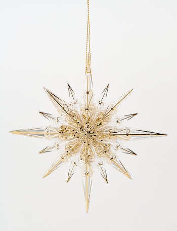 Christmas Shop Embellished Ornament, Star product photo