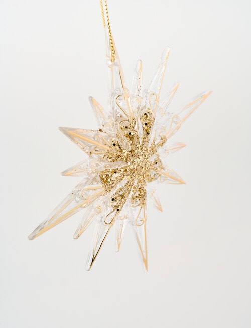 Christmas Shop Embellished Ornament, Star product photo View 02 L