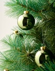 Christmas Shop Glass Bauble, Forest, Set of 6 product photo View 03 S