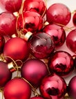 Christmas Shop Mini Glass Bauble, Set of 25, Ruby product photo