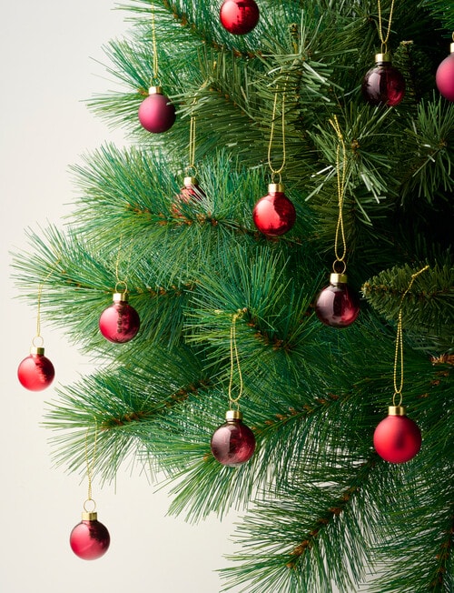 Christmas Shop Mini Glass Bauble, Set of 25, Ruby product photo View 03 L
