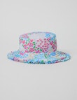 Teeny Weeny Flower Reversible Swim Bucket Hat product photo View 02 S