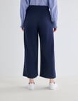 Whistle Wide Leg Crop Pant, Navy product photo View 02 S