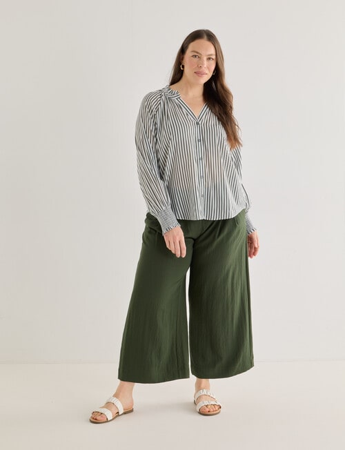 Whistle Wide Leg Crop Pant, Gable product photo View 13 L