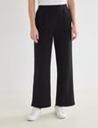Whistle Straight Leg Pant, Short Length, Black product photo