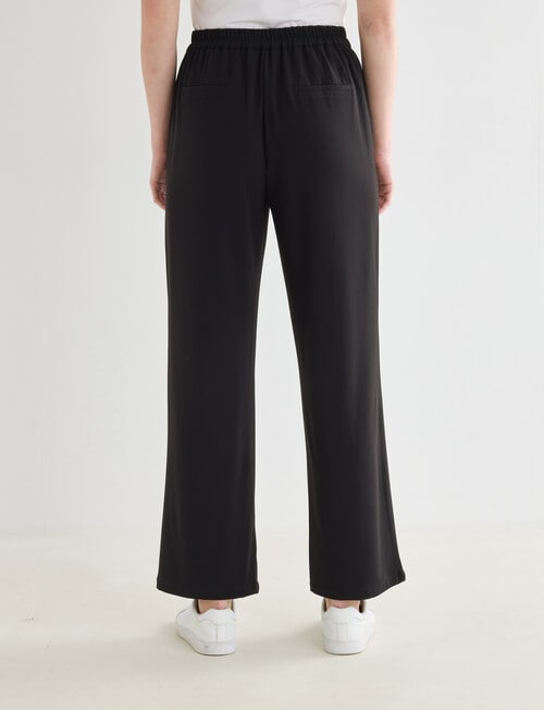 Whistle Straight Leg Pant, Short Length, Black product photo View 02 L