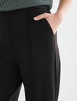 Whistle Straight Leg Pant, Short Length, Black product photo View 04 S