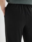 Whistle Straight Leg Pant, Short Length, Black product photo View 05 S