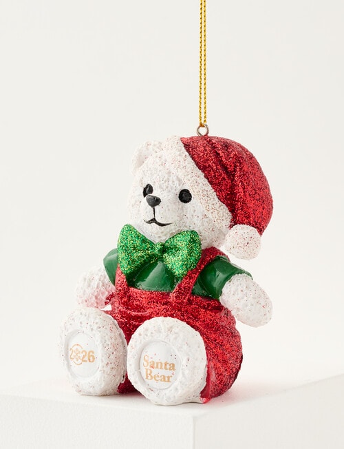 Santa Bear Santa Bear Ornament 2026 product photo
