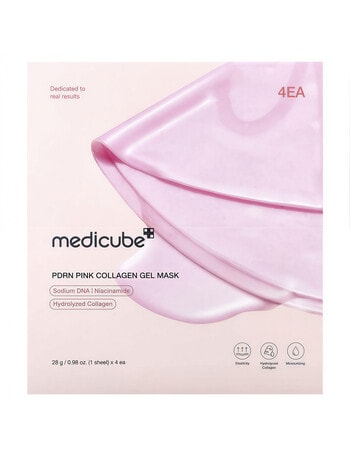 Medicube PDRN Pink Collagen Gel Mask Set, 4 Masks product photo