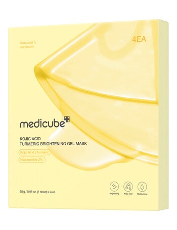 Medicube Kojic Acid Turmeric Brightening Gel Mask Set, 4 Masks product photo