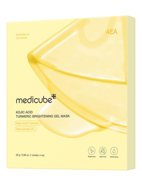 Medicube Kojic Acid Turmeric Brightening Gel Mask Set, 4 Masks product photo