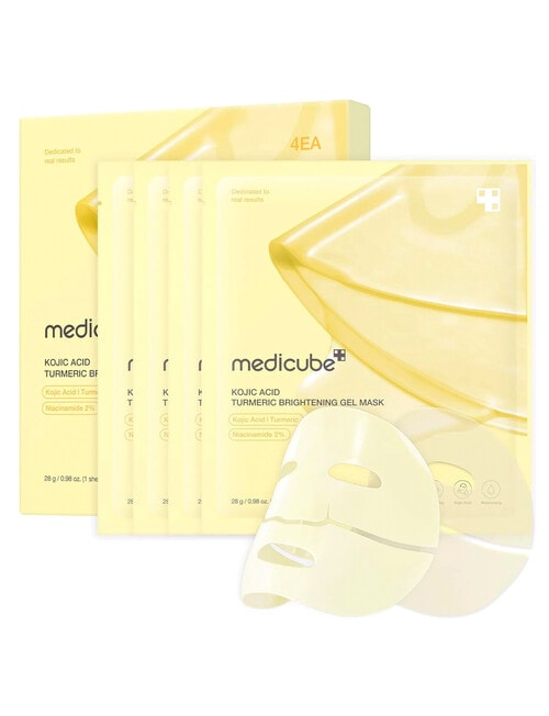 Medicube Kojic Acid Turmeric Brightening Gel Mask Set, 4 Masks product photo View 02 L