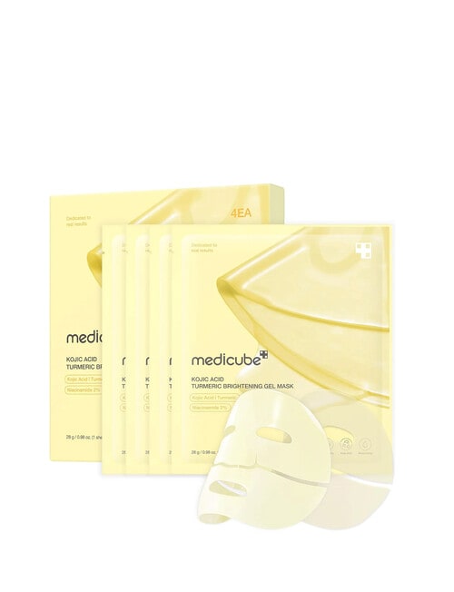 Medicube Kojic Acid Turmeric Brightening Gel Mask Set, 4 Masks product photo View 02 L