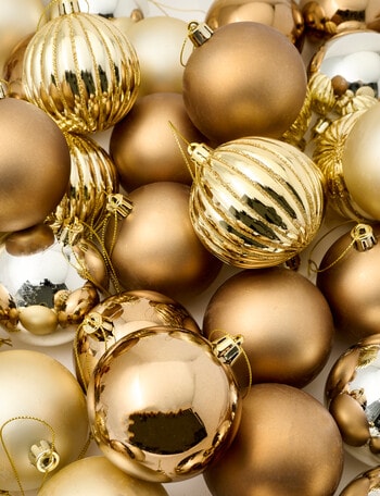Christmas Shop Starry Night Bauble, Set of 35 product photo