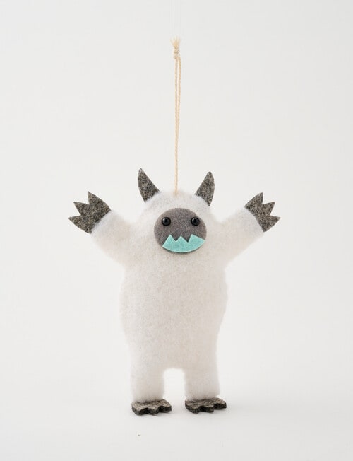 Christmas Shop Felt Abominable Snowman product photo