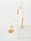 Christmas Shop Candy Cane Glass Ornament, Gold product photo View 05 S