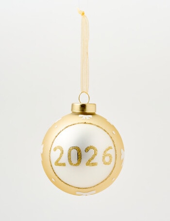 Christmas Shop 2026 Glass Bauble product photo